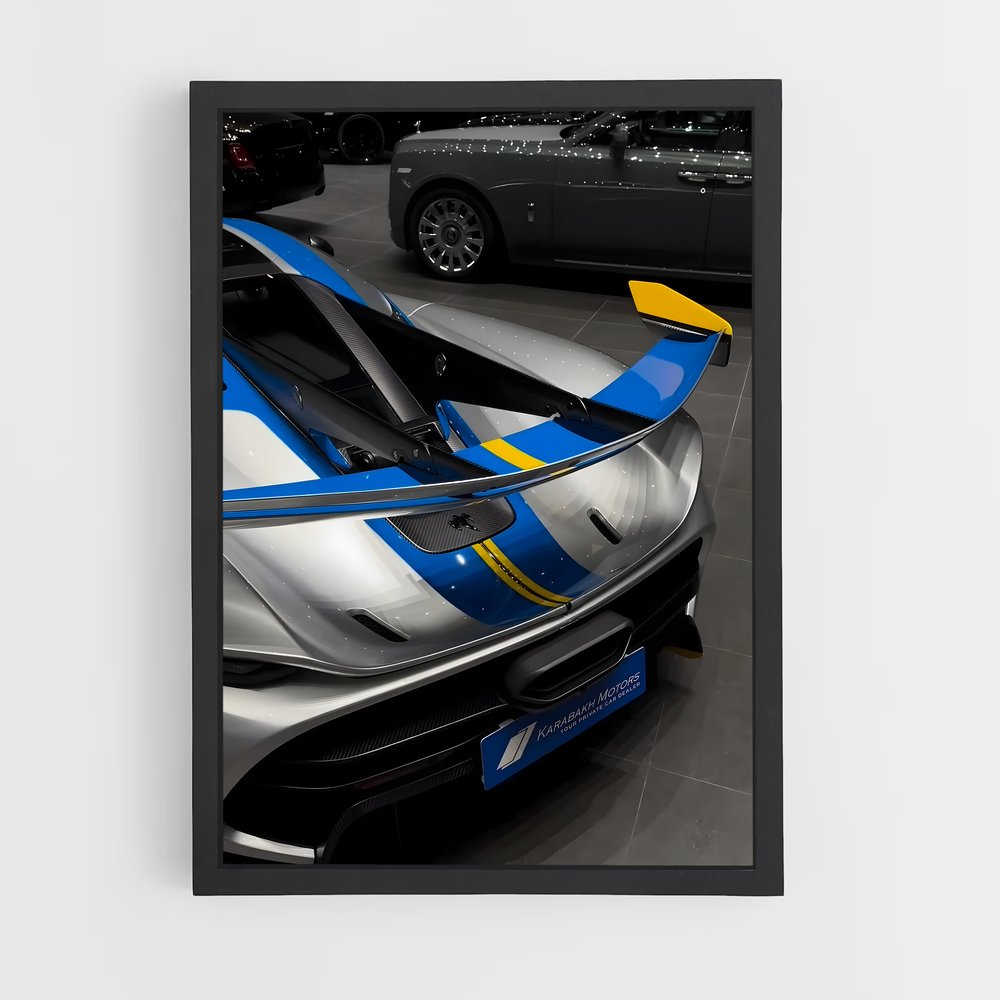 Poster L'Attaque de Jesko – affiche Koenigsegg (vue 2)